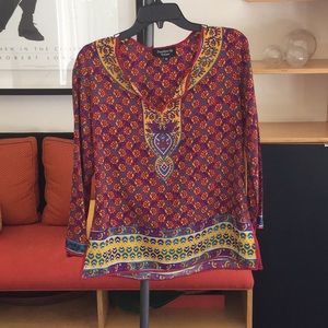 Feathers by Tolani tunic XS